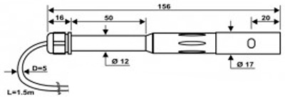 Рис.1. Чертеж датчика SPT86