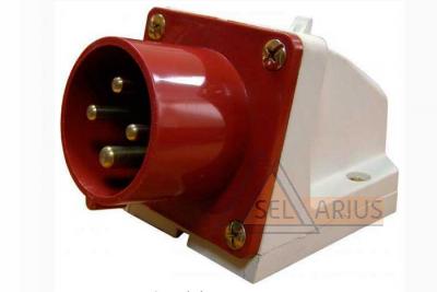 Фото вилки стационарной ВС 16А/4 3Р+РЕ (514)