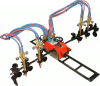 Портативная машина для газовой резки Смена-2М с 4-мя резаками на удлененной штанге
